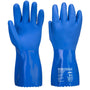 Portwest Blauer PVC Chemikalien Schutzhandschuh – 12 Paar pro Packung