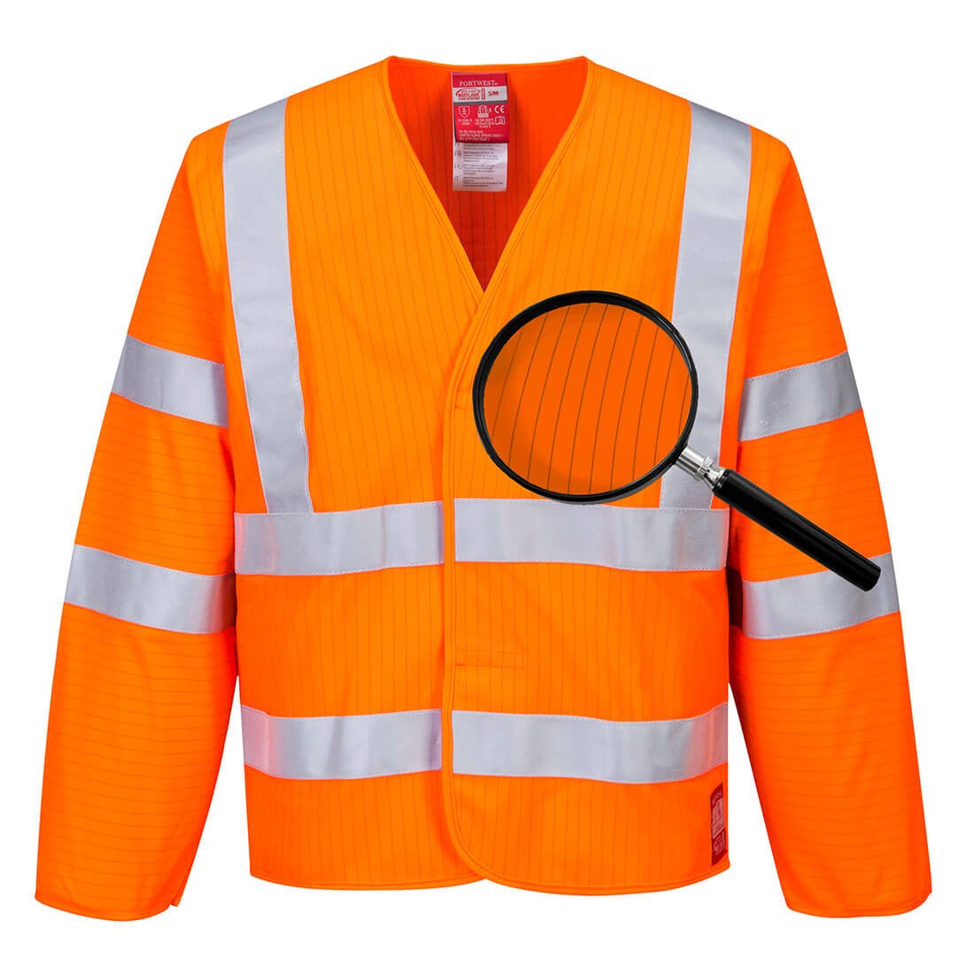 Hi-Vis Anti Static Jacket - Flame Resistant - arbeitskleidung-gmbh