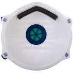P203 - FFP2 Dolomit Feinstaubmaske mit Ventil Weiss - arbeitskleidung-gmbh