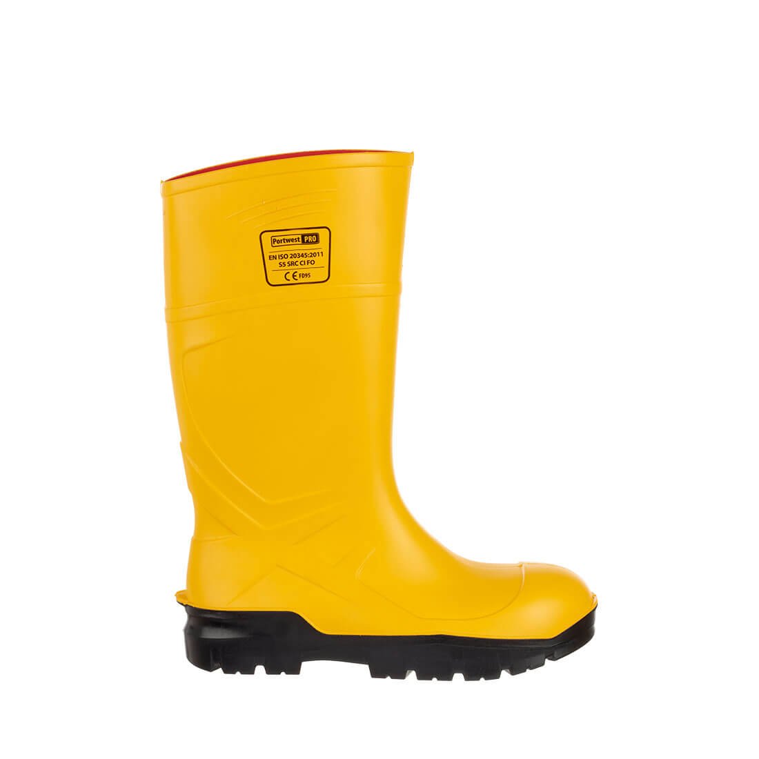 Gummi-Arbeitsstiefel Euromaster - S5 - Größe 39 bis 48 - gelb - PVC/Nitril - mit Stahlkappe - Preis per Paar Gummi-Arbeitsstiefel Euromaster - S5 - Größe 39 bis 48 - gelb - PVC/Nitril - mit Stahlkappe - Preis per Paar