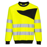 PW2 Hi-Vis Crew Neck Sweatshirt - arbeitskleidung-gmbh