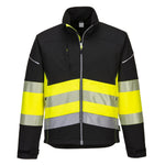 PW3 Hi-Vis Class 1 Softshell Jacket (3L) - arbeitskleidung-gmbh