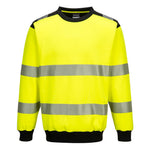 PW3 Hi-Vis Crew Neck Sweatshirt - arbeitskleidung-gmbh