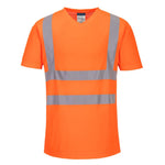 V-Neck Mesh Inserts T-Shirt - arbeitskleidung-gmbh