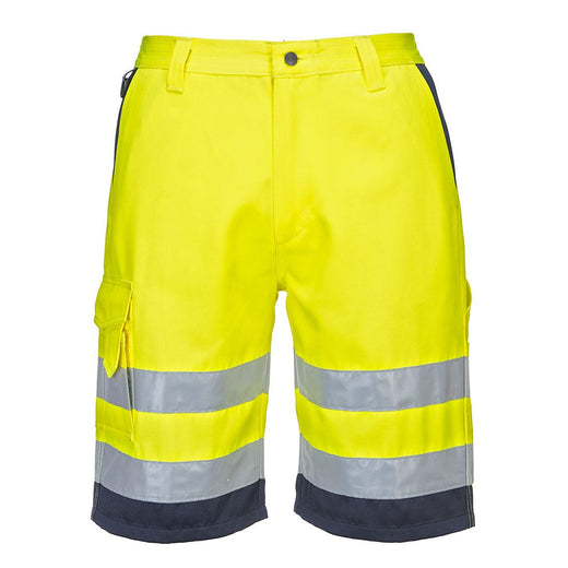 Warnschutz-Shorts aus Polyester-Baumwolle - arbeitskleidung-gmbh