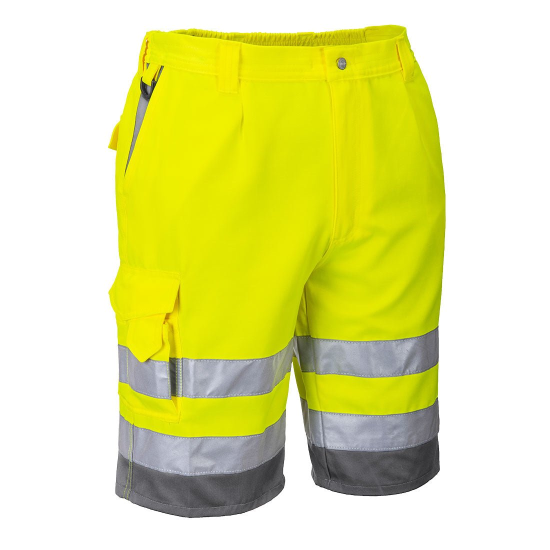 Warnschutz-Shorts aus Polyester-Baumwolle - arbeitskleidung-gmbh